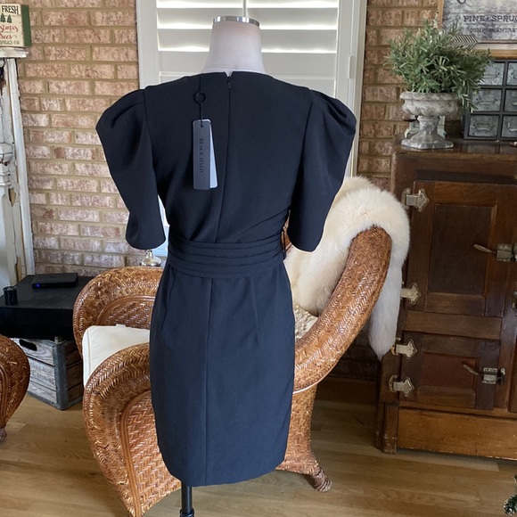 BLACK HALO MARICOPA BLACK DRESS DESIGNER LUXURY 6 NEW - Picture 5 of 13